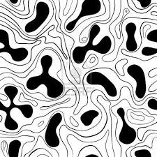 Black And White Shapes Art Seamless Organic Shapes Surrounded By Lines Organic Shapes Art Organic Shape Design Organic Shapes