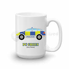 large mug cup cop uk police officer