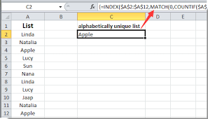 Select category from categories order by case category when 'other'. How To Create A Unique Alphabetically Sorted List From A Column In Excel