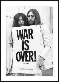 Yoko was with john when mark david chapman fired the fatal gunshots on december 8, 1980, outside their new york apartment building, killing lennon, age 40. War Is Over Poster Poster Mit John Lennon Posterstore De