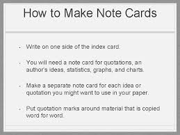 Stay organized with custom note cards made by adobe spark post. Creating Note Cards Organizing Your Research Note Cards