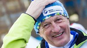 Franz Klammer am "Walk of Kitz" verewigt