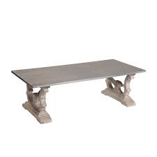 Zinc top coffee table tutorial: Burnham Reclaimed Occasional Zinc Top Coffee Table Better Furniture