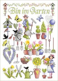 Das heft 5 der original erzgebirgischen stickmuster im kreuzstich widmet sich der erntezeit, wie blumenmarkt. Bin Im Garten Kostenlose Kreuzstichmuster Kreuzstichbuchstaben Sticken Kreuzstich