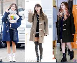 Korea Korean Kpop Idol Girl Group Band Twice Ioi Snsd Coat Black Skirt Idol Winter Outfit Ideas Tteo Perfect Winter Outfit Korean Winter Outfits Winter Outfits