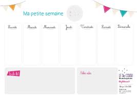 Semainier Planning Hebdomadaire A Imprimer Semainier A Imprimer Semainier Planning A Imprimer