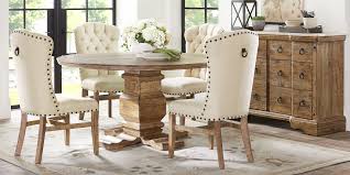 Canyon City Tan 5 Pc Dining Room Rustic Dining Room Table Tan Dining Rooms Dining Room Sets