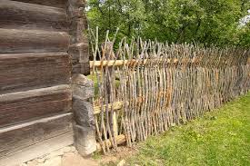 Once you've chosen the wood you want, turn your attention to style. Romanian Stick Fence Rustic Fence Natural Fence Living Fence