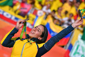 Columbia's mariana pajon wins gold in the women's bmx cycling event at the bmx track as part of the london 2012 olympic games (10 august 2012).new zealand's. Bmx Star Mariana Pajon Is Colombia S Most Successful Olympian Velonews Com