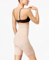 They are very comfortable and do not slide up and down or feel too tight. Spanx Women S Oncore High Waisted Mid Thigh Short Ss1915 Reviews Shapewear Women Macy S