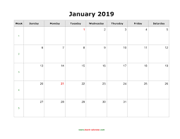 January 2019 Calendar Pdf Printable Template Free Printable Calendar July Calendar 2019 Printable Monthly Calendar Printable