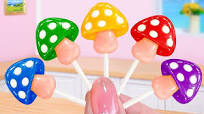 🍄Mini Mushroom Jelly Recipe🍄Creative Miniature Jelly Decorating By Mini Cakes