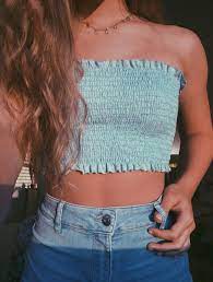 Casual Aesthetic Stylish Clothes Tube Top Outfits Top Summer Outfits Top Outfits
