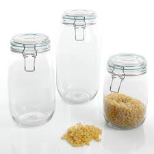 Canisters, jars & tins at argos. Gibson Home General Store Hollydale 3 Piece Glass Preserving Storage Jar Set Teal