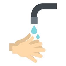 Washing Hands Under Running Water Icon Isolated Vector And Png Ikon Sabun Keran