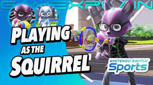 Playing as a Squirrel Gameplay in Nintendo Switch Sports! - YouTube