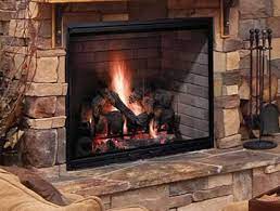 Many wood burning fireplaces can work effectively without glass doors. Biltmore Wood Burning Fireplace Majestic Products