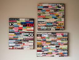 Diy Collage Art All Put Together Diy Collage Wall Art Collage Diy Magazine Crafts