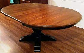 Everything from clean, crisp white wood stain for contemporary living and working spaces to subtle grey wood stain, dramatic black wood stain and a multitude of other beautiful wood stain colours. 2 Stain Colors Make A Stylish Round Table For A Real Home