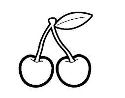 Whether you like them sweet or tart,. Sour Cherry Coloring Page Coloringcrew Com