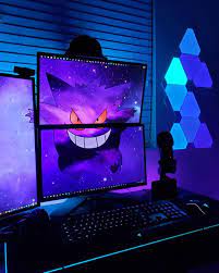 Rlz3r On Instagram A Hauntingly Beautiful Setup From Andres A Razerchroma Razer Gaming Pokemon Laptop Gaming Setup Setup Gaming Room Setup