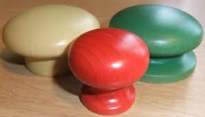 handmade bespoke wooden door knobs