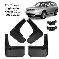 Nonny best limited deal on brand new and fairly used car parts, retails and wholesales. Car Mud Flaps Mudguards Mudflaps Splash Guards Fender Accessories For Toyota Highlander Xu40 2011 2012 2013 Mudguards Aliexpress