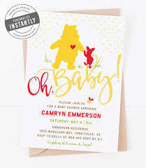 Not to mention basic invites easy to talk to employees, which can lend advice on any occasion you are in need. Pooh Bear Baby Shower Invitation Red Hostess With The Mostess