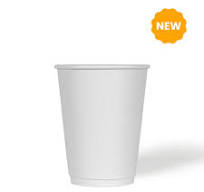 8 oz. Blank Recyclable Double Walled Paper Cup | THE CUP STORE