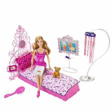 Barbie Glam Bedroom And Doll Gift Set By Mattel Coisas De Barbie Casinha De Boneca Barbie Coisas De Boneca