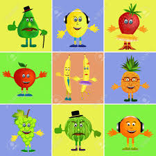 Free cartoon collage vector download in ai, svg, eps and cdr. Bunten Gesunde Und Gluckliche Frucht Cartoon Collage Illustration Lizenzfrei Nutzbare Vektorgrafiken Clip Arts Illustrationen Image 38529393