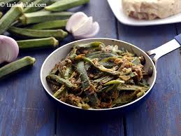 Healthy Pyaz Wali Bhindi Pyaz Wali Bhindi Recipe Okra Onion Sabzi