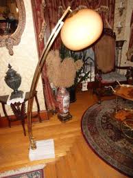 Beautiful Vintage Mid Century Floor Lamp With Marble Base Original Plastic Shade Ebay Mid Century Floor Lamps Floor Lamp Lamp