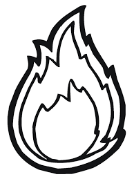 Coloring page fire vitlt com. In Flames Coloring Pages