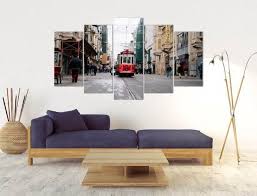 5 Parca Tablo Istanbul Beyoglu Taksim