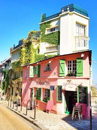 Montmartre Paris France La Maison Rose Literally Translates To The Pink House Paris Travel Montmartre Paris