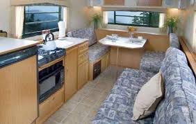 Hi Lo Towlite 15t Small Travel Trailer Review Rv Trailers Small Rv Trailers Travel Trailer Interior
