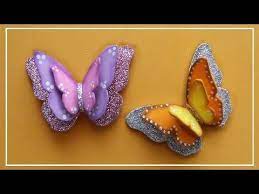 Como Hacer Mariposas Tridimensionales En Goma Eva Foamy How To Make 3d Butterfly Diy Papillons Youtube Butterfly Crafts Ladybug Crafts Paper Flowers Diy