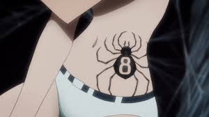 Shizuku Phantom Troupe Spider Tattoo Spider Tattoo Hunter Tattoo Anime Tattoos
