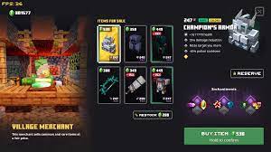 Only for players who played before 1.16,. Gilded Item At The Village Merchant Minecraftdungeons