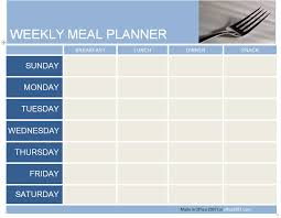 Maisdeumbilhao Passamfome Meal Planner Weekly Menu Planner