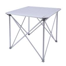 Kingcamp Aluminum Alloy Lightweight Portable Strong Stable Roll Up Folding Table 4 People For Camping Outdo Camping Table Camping Kitchen Table Aluminum Table