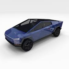Tesla Cybertruck With Chassis Blue Fully Editable And Reusable 3d Model Of A Car 3d 3dmodel 3ddesign Auto Battery Blend Car Ch In 2020 Car Tesla Car 3d Model