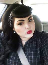In any case, you can get a fantastic hairstyle that you can wear for a long time while forgetting the constant black hair hassle. Black Hair Inspiration Rockabilly Hair Black Hair Inspiration Black Hair Red Lipstick