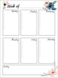 Weekly To Do List Navy And Blush Floral Weekly To Do List Life Planner In 2020 Weekly Planner Free Printable Weekly Planner Printable Life Planner
