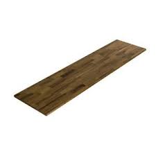 Some hardware stores can cut and thread the pipe. Interbuild Acacia 6 Ft L X 25 In D X 1 In T Butcher Block Countertop In Brown Oil Stain 122117 The Home Depot Butcher Block Countertops Wood Oil Finish Butcher Block