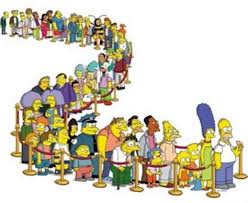 Simpson file d'attente - Science Accueil
