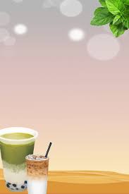 pearl milk tea poster background material tea wallpaper milk tea tea logo