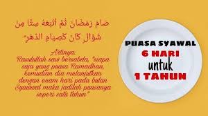 Niat puasa ganti / puasa qada' dalam rumi Niat Puasa Qadha Dan Sunat Syawal