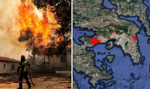 Maybe you would like to learn more about one of these? Greece Fires What Caused The Greek Wildfires How Far Have Fires Spread Mapped World News Express Co Uk